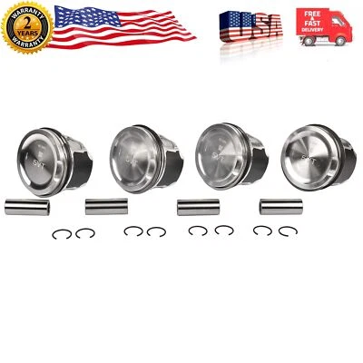4x Engine Pistons STD Set for VW Golf Passat  Audi A4 TT Quattro 1.8L 06B107065N - Image 1 of 4