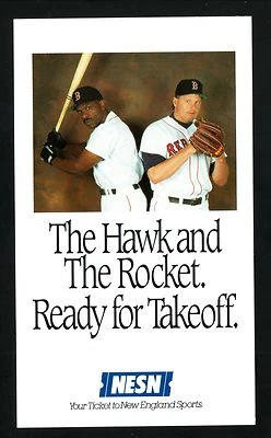 Boston Red Sox Roger Clemens Andre Dawson 1993 calendario NESN Foto 1 de 2