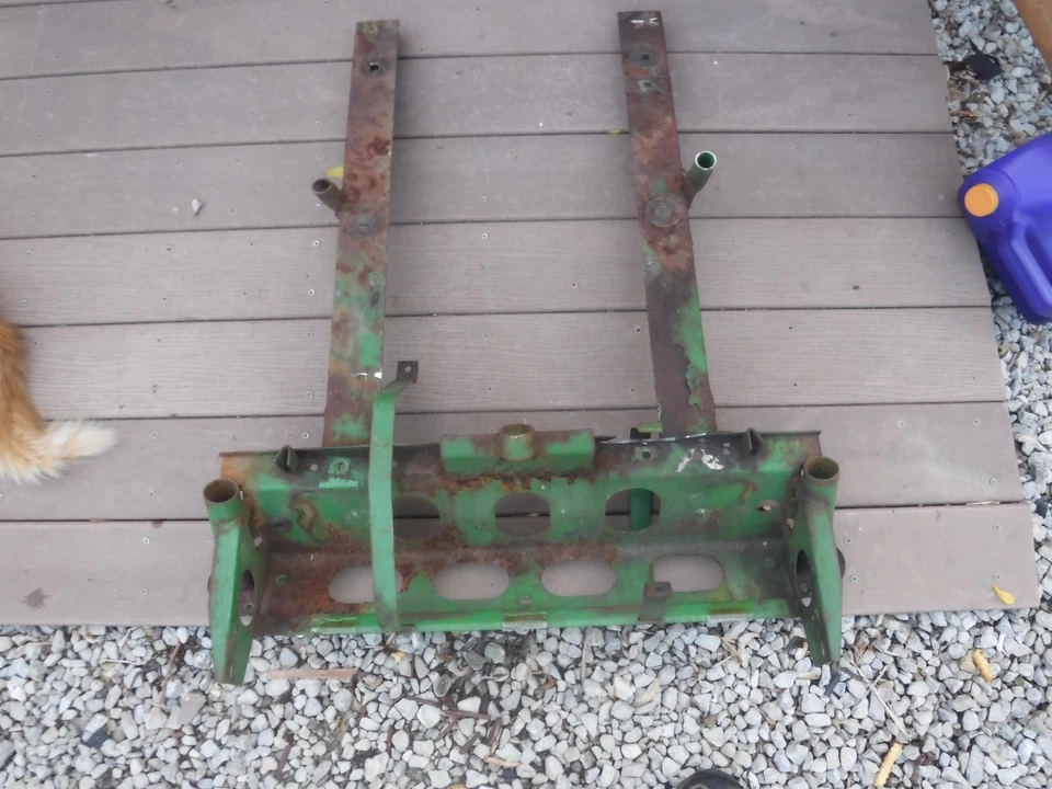 1972-1974 JOHN DEERE 500 snowmobile parts: STEEL BULKHEAD - Image 1 of 1
