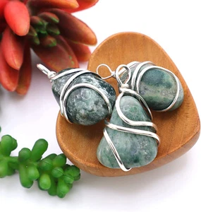 Moss Agate Necklace - Picture 1 of 7