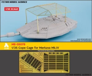 Tetra TE-ME-35078 1/35 Cope Cage Photo Etches for Merkava Mk.4 - Bild 1 von 1