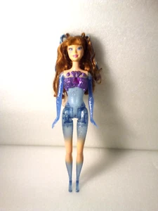 Barbie doll 2005 Fairytopia_Glowing Fairy Jewelia_blue clear body red hair_OOAK - Picture 1 of 3