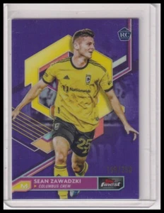 2023 Finest MLS Sean Zawadzki RC /250 #85 PURPLE Rookie Columbus Crew - Picture 1 of 2