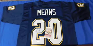 Natrone Means JSA Authenticated Autographed Jersey - Picture 1 of 4