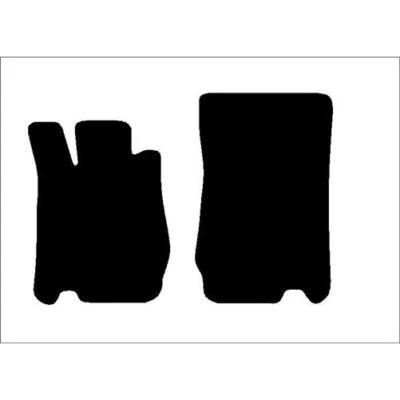 2 шт передних заказных ковриков для пола Mercedes-Benz SL-класса 2003-2008 годов выпуска - Изображение 1 из 4
