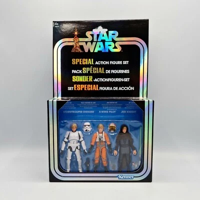 STAR WARS VINTAGE COLLECTION LUKE SKYWALKER JEDI DESTINY ACTION FIGURE SET E152 - Image 1 of 4