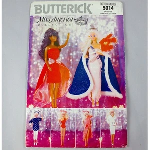 Modello da cucito Butterick 5014 collezione Miss America per bambole alla moda 11-1/2 - Foto 1 di 2