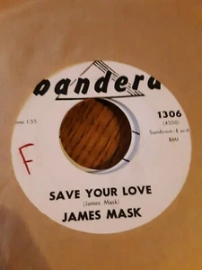 JAMES MASK Save Your Love/Stolen Honey BANDERA 1306 Chicago Rockabilly 45 - Imagen 1 de 2