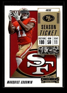 2018 Panini Contenders #15 Marquise Goodwin (NM)(FTB) - Picture 1 of 2