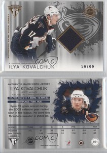 2003-04 Pacific Private Stock Titanium /99 Ilya Kovalchuk #191