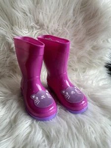 Soho Shoes Kids Rain Boots Cat Size 7 - Picture 1 of 3