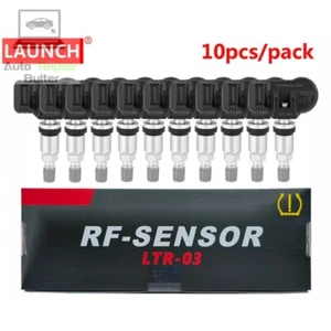 LAUNCH 10PCS 2 in 1 Universal RF-SENSOR TPMS 315MHz 433MHz Programmable Sensors - Picture 1 of 10