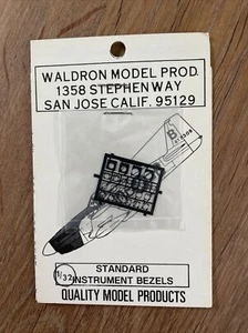 NOS Waldron Model 1/32 Scale Standard Instrument Bezels - Picture 1 of 2
