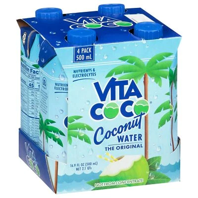 Vita Coco Agua Coco Paquete de 4 500 Ml (Pack de 6) Foto 1 de 3