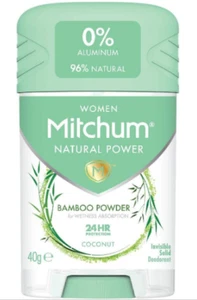 Mitchum Women Natural Coconut Vegan Deodorant Stick Aluminium Free