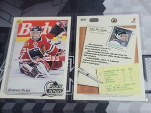 DOMINIK HSEK (2) 1992 Upper Deck Rookie Report #366.   BLACK HAWKS - Picture 1 of 1