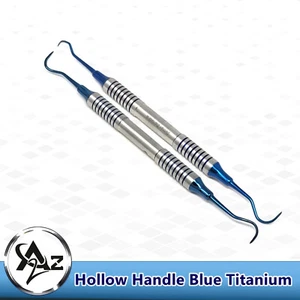 2 Pcs Dental Scaler Anterior Posterior Periodontics Instrument H6/H7 and U15/30  - Picture 1 of 3