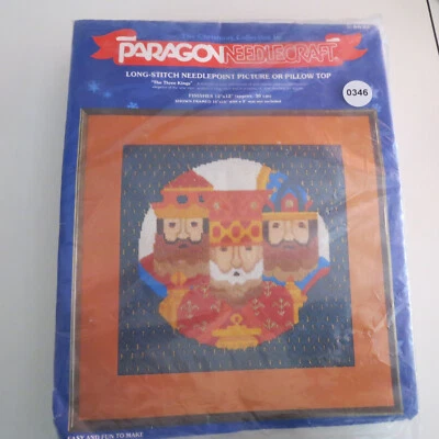 Paragon Needlecraft 1981 Colección de Navidad Los Reyes Magos Nº6632 Nuevo #542 Foto 1 de 2