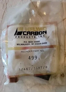NOS Nuovo Vecchio Stock Helwig Carbon Products Parte 499 Ricambio Spazzola Sigillato - Foto 1 di 2