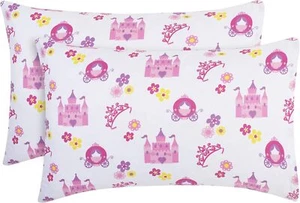 2-Pack Toddler Travel Pillowcases Toddler, Princess 2 Pack Pillowcase - Picture 1 of 6