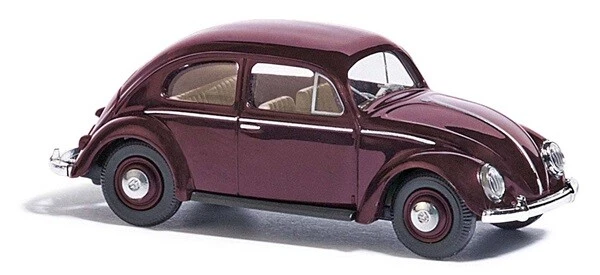 Busch 52901 - 1/87/H0 VW Maggiolino Con Finestra Ciambellina Salata, Rot - Nuovo - Immagine 1 di 1