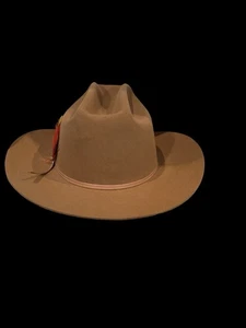 Vintage Stetson 3x Biber Cowboy Hut Old Tucson AZ mit Box Federband - Bild 1 von 19