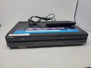 ¡Limpio! ¡Bonito! Reproductor combinado Sony DVD/VCR SLV-D281P con control remoto probado funcionando VHS - Imagen 1 de 18