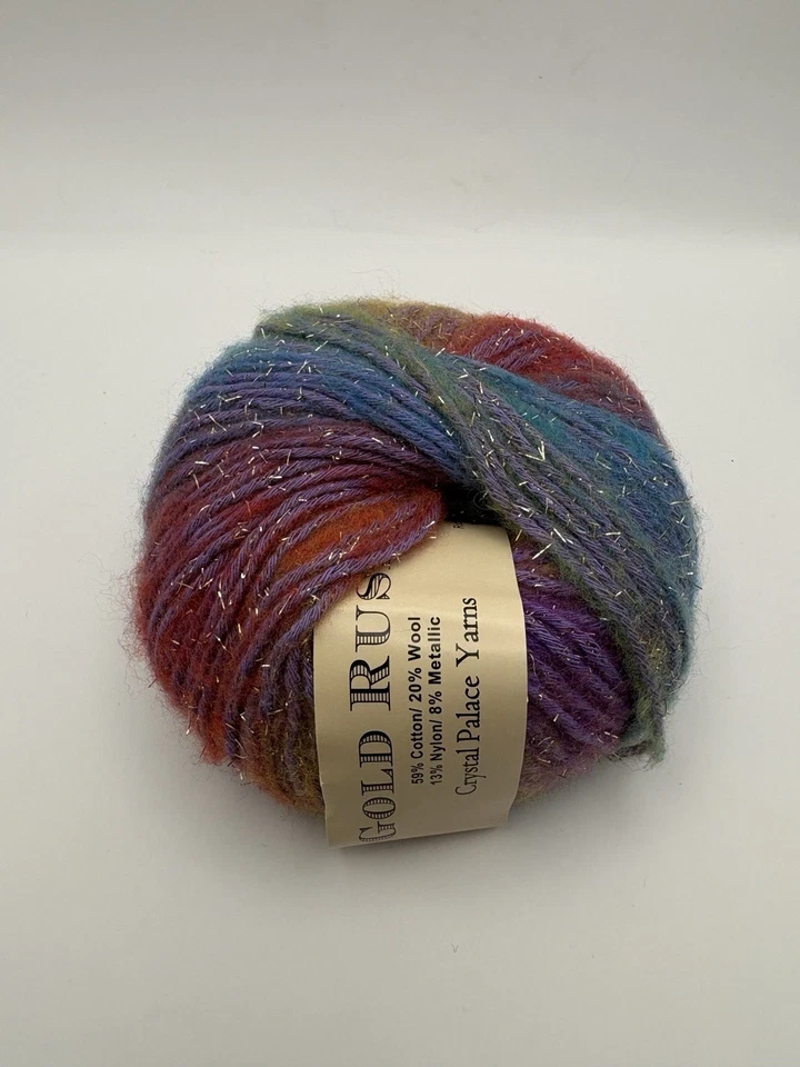 Crystal Palace Yarns Gold Rush Multi-Colored Metallic # 1011 Bulky 50g 85yds - Image 1 of 4