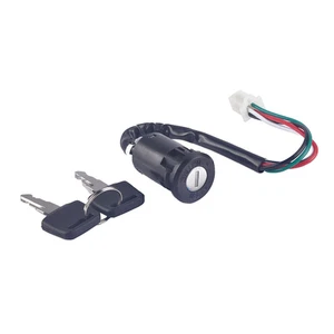 ▪⊹4-Wire Ignition Switch Lock Key For Quad ATV Go Kart Pit Dirt Bike Moped - Zdjęcie 1 z 7