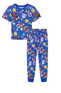 🕸️ Spidey & His Amazing Friends Boys Pajamas Sleepwear Marvel Set Sz 4 - Picture 1 of 5