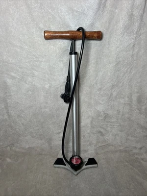 Acor Alloy/Wooden Handle High Pressure Floor Pump Tire Pump Air Pump Quality - Image 1 of 4