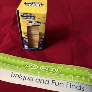Tumble Tower Stacking Game FALL WOOD Blocks TUMBLING SET TOY 36 Pieces - Picture 1 of 3