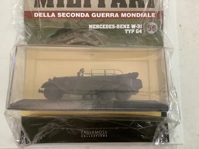 VEICOLI MILITARI DELLA 2° GUERRA MONDIALE SCALA 1/43-N.56-Mercedes Benz W-31 Typ - Immagine 1 di 4