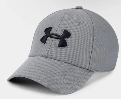 Under Armour Men's Blitzing 3.0 Stretch Fit Cap Graphite/Black Size M/L NWT - Image 1 of 4
