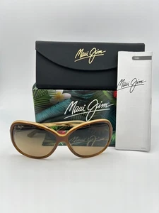MAUI JIM Polarized Sunglasses MJ 294 10D Maile Tortoise Ivory HCL Bronze NIB - Picture 1 of 5