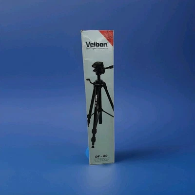 Velbon DF-60 Deluxe 3-Way Panhead Tripod for Cameras/Camcorders  - Image 1 of 4
