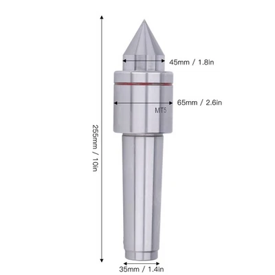 MT5 Revolving Center CNC Live Center High Accuracy Heavy Duty Lathe Tooling☜ - Image 1 of 4