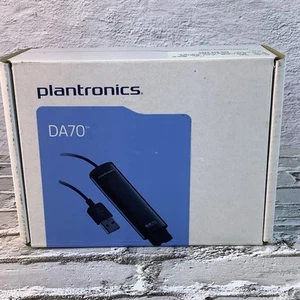 Plantronics DA 70 USB To QD Adapter Cable For-H & HW Series Headset*NEW IN BOX* - Picture 1 of 10