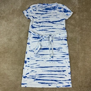 Vestido Camisa PACT Mujer XS Azul Far Out Tie Dye Algodón Orgánico - Imagen 1 de 14