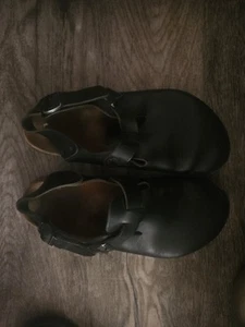 Birkenstock Leather Clogs Mens Size 8 - Picture 1 of 2