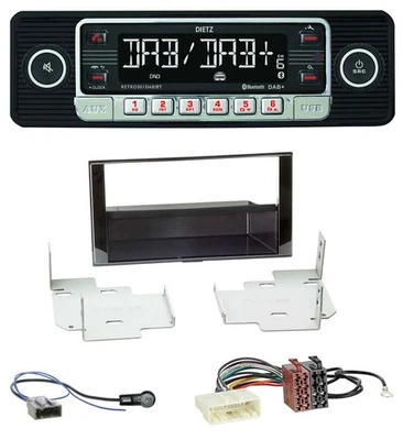 Dietz USB DAB MP3 Bluetooth Autoradio für Nissan Micra, Note (ab 2013) - Bild 1 von 4