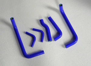 For GAS GAS EC 125/ EC 200/ EC 250/ EC 300 2007-2014 Silicone Radiator Hose Blue - Picture 1 of 6