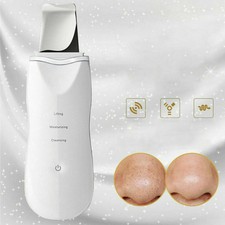 SPATOLA ULTRASUONI PULIZIA VISO E PELLE ELIMINA PUNTI NERI PEELING ESTETICA CASA