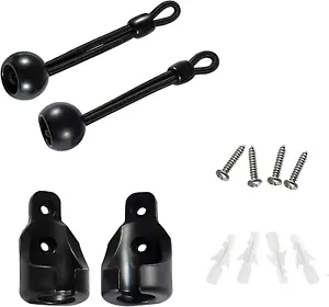 Kit elástico para sombrilla y cubierta de extremo para persianas enrollables para exteriores Coolaroo (negro) - Imagen 1 de 12