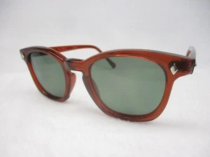 Pentax Hoya Sonnenbrille adrette Retro Hornrand 60er Stil rotes Gestell G15 48 Medium - Bild 1 von 6