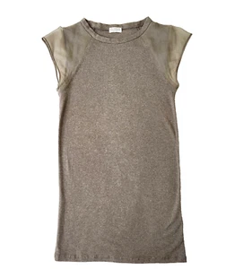 Brunello Cucinelli Mini Abito Donna Bodycon con Dettaglio Maniche Lucide Taglia M - Foto 1 di 19