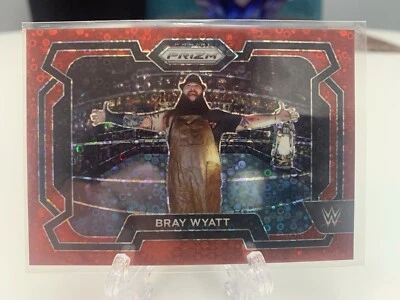 2024 WWE Panini Prizm Bray Wyatt Red Disco Prizm Undercard #16 40/99 - Image 1 of 3