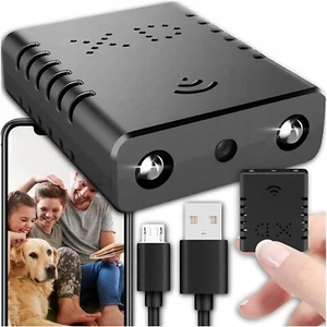 Mini telecamera IP 1080P wireless Wi-Fi 4K WiFi telecamera di sorveglianza IR Cam HD - Foto 1 di 15