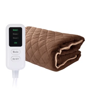 Electric Heated Plush Throw Blanket, 150 x 180 cm, Remote 3 heat settings, Teddy - Foto 1 di 5
