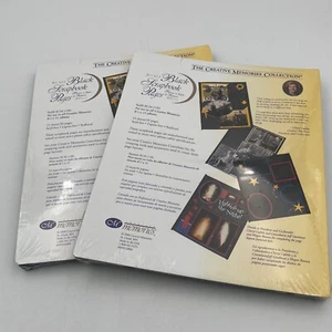 Lot of 2 Creative Memories Black Scrapbook Pages 8 1/2 X 11 15 Sheets 30 Pages - Picture 1 of 3